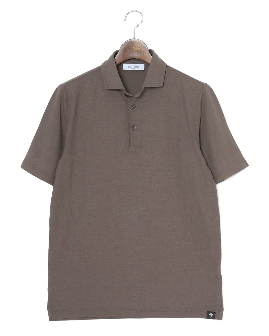 GRAN SASSO接触冷感コットン ポロシャツma