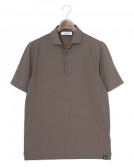 GRAN SASSO接触冷感コットン ポロシャツmb_c0