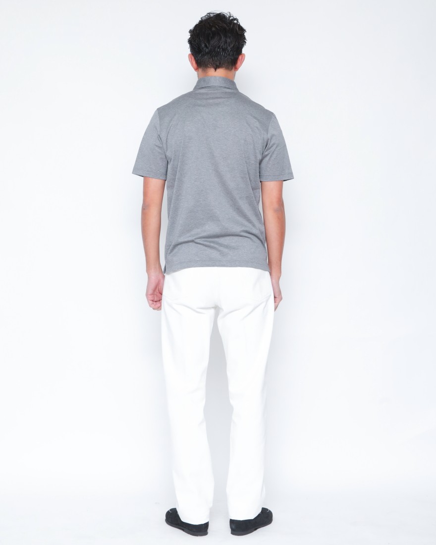 GRAN SASSOマーセライズコットン ポロシャツ19l