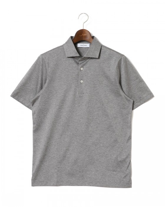 GRAN SASSOマーセライズコットン ポロシャツc0