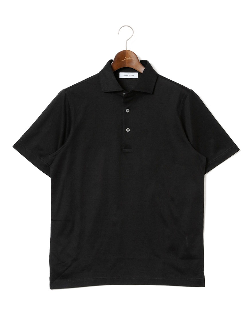 GRAN SASSOマーセライズコットン ポロシャツc1