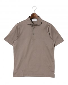 マーセライズコットン ポロシャツ