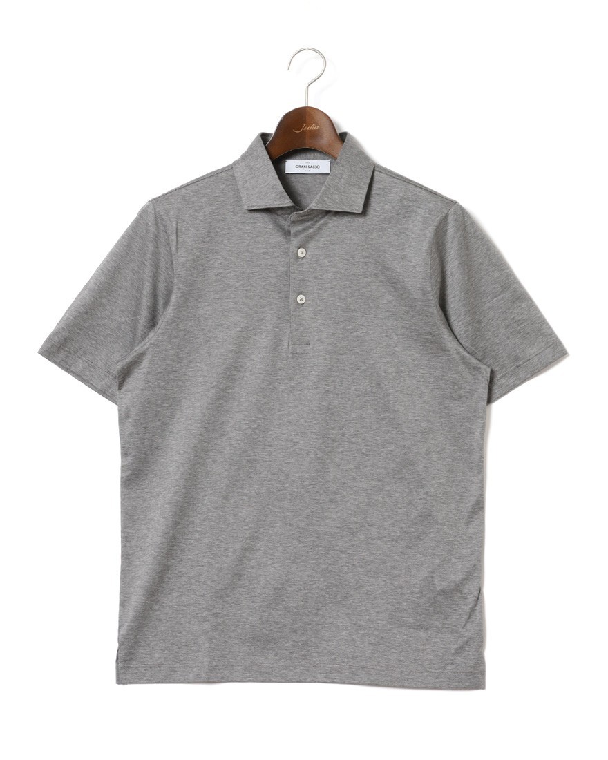 GRAN SASSOマーセライズコットン ポロシャツma