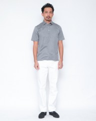 GRAN SASSOマーセライズコットン ポロシャツmb_17l