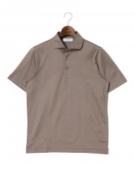 GRAN SASSOマーセライズコットン ポロシャツmb_c2