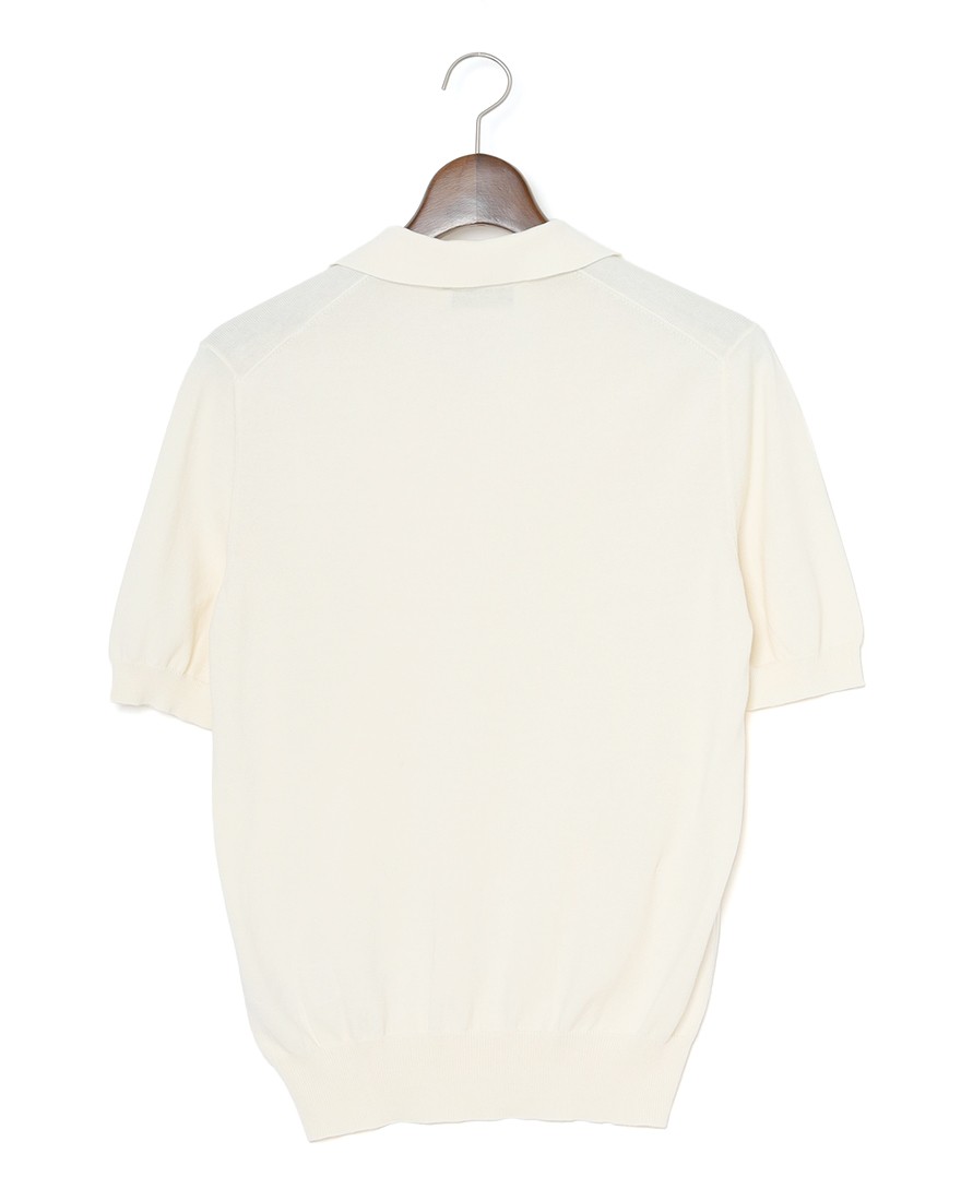 GRAN SASSO12G ソフトコットン スキッパー ニットポロ04l