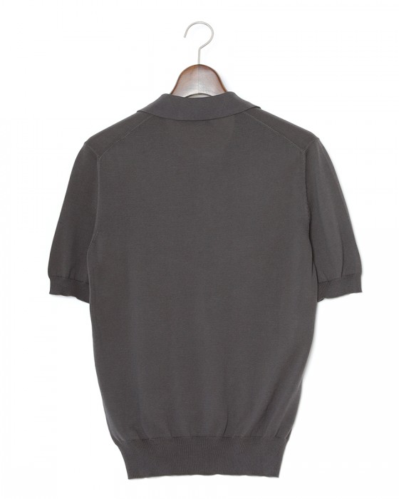 GRAN SASSO12G ソフトコットン スキッパー ニットポロ05l