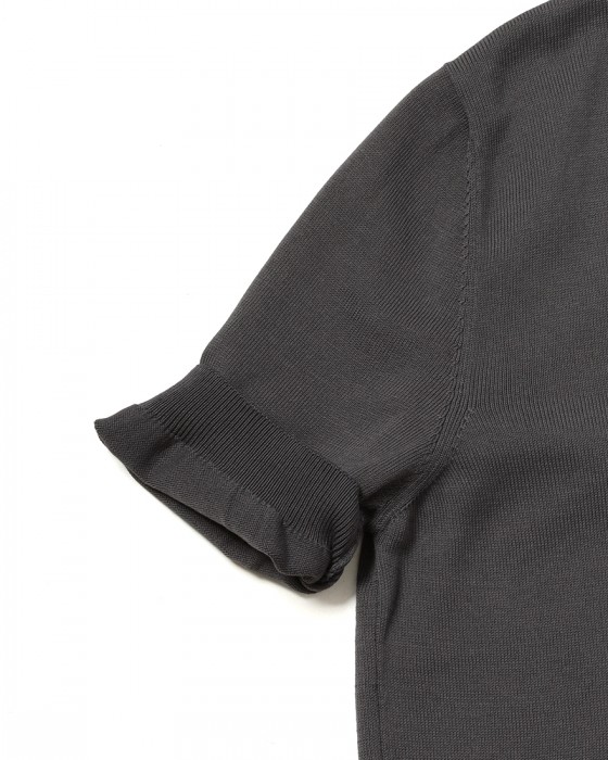 GRAN SASSO12G ソフトコットン スキッパー ニットポロ11l