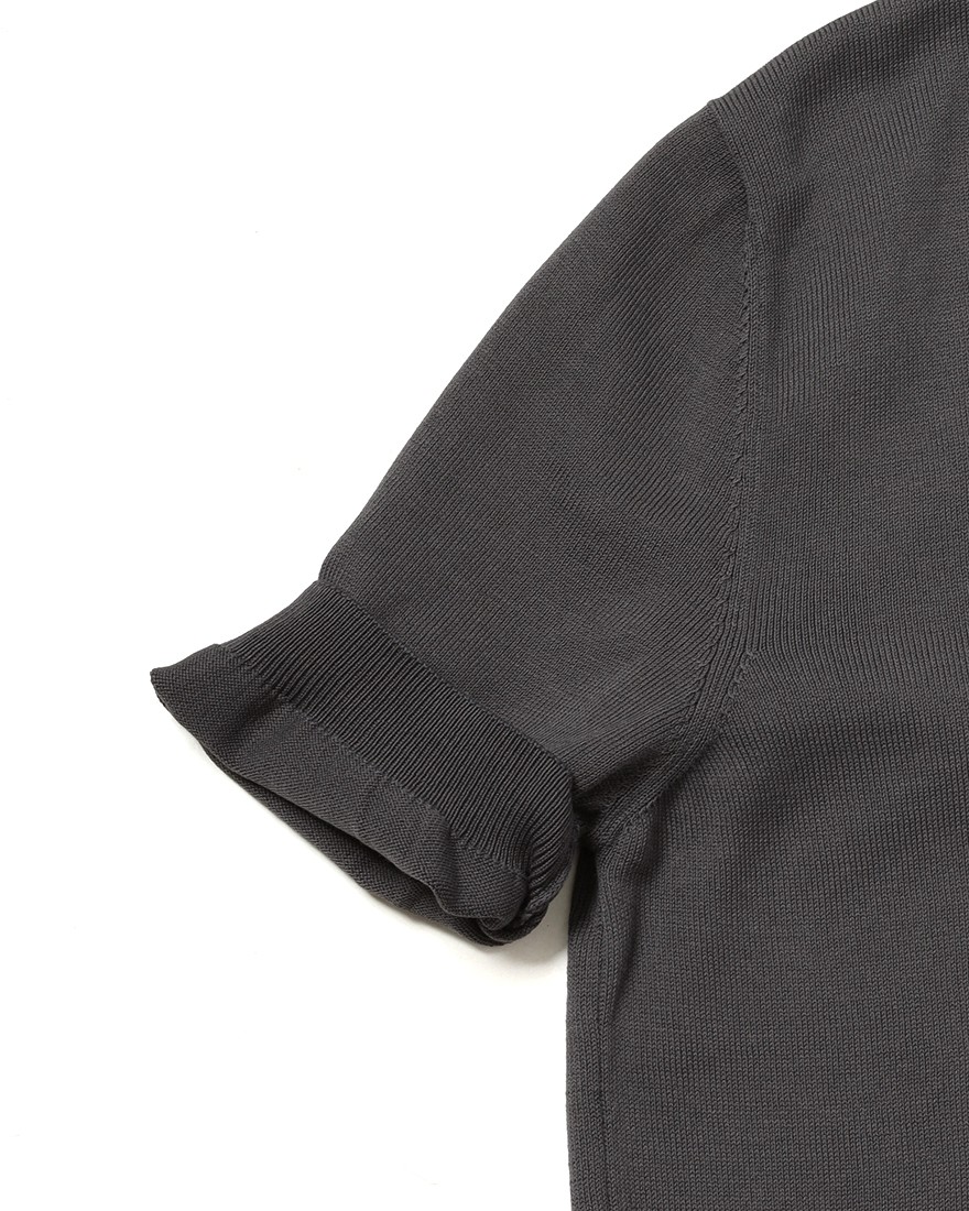 GRAN SASSO12G ソフトコットン スキッパー ニットポロ11l