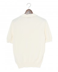 GRAN SASSO12G ソフトコットン スキッパー ニットポロmb_04l