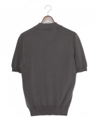 GRAN SASSO12G ソフトコットン スキッパー ニットポロmb_05l