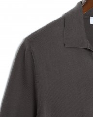 GRAN SASSO12G ソフトコットン スキッパー ニットポロmb_07l