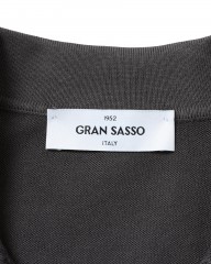 GRAN SASSO12G ソフトコットン スキッパー ニットポロmb_08l