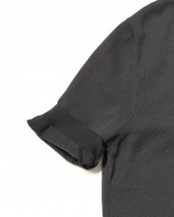 GRAN SASSO12G ソフトコットン スキッパー ニットポロmb_11l