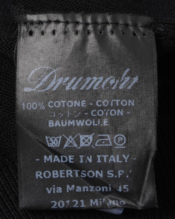 30G コットンクルーネックSSニット｜DRUMOHR（ドルモア）｜TOKYOlife
