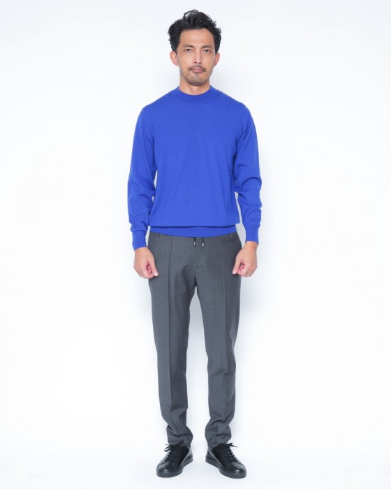 DRUMOHR12Gメリノウール ハーフモックネックニット01l