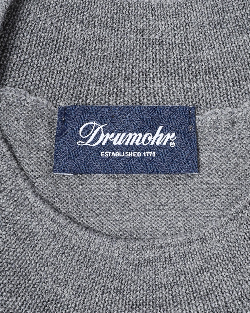 DRUMOHR12Gメリノウール ハーフモックネックニット12l