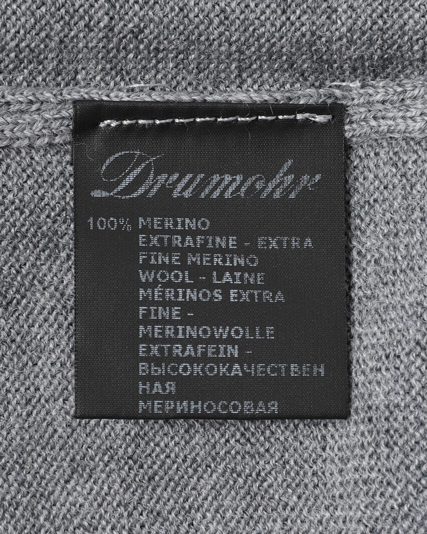 DRUMOHR12Gメリノウール ハーフモックネックニット15l