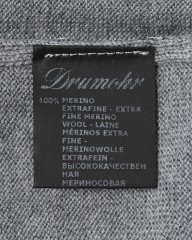 DRUMOHR12Gメリノウール ハーフモックネックニットmb_15l