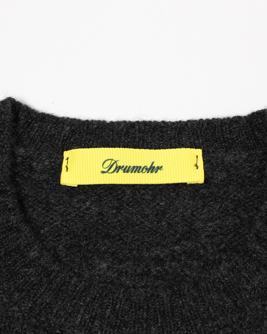 DRUMOHR8Gラムズウール クルーネックニット05l