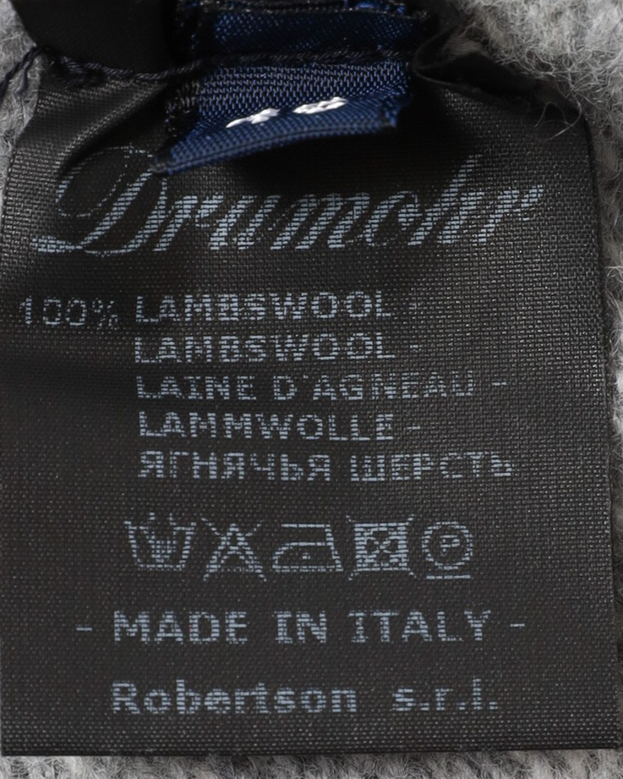 DRUMOHR8Gラムズウール クルーネックニット13l