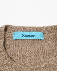 DRUMOHR8Gラムズウール クルーネックニットmb_06l