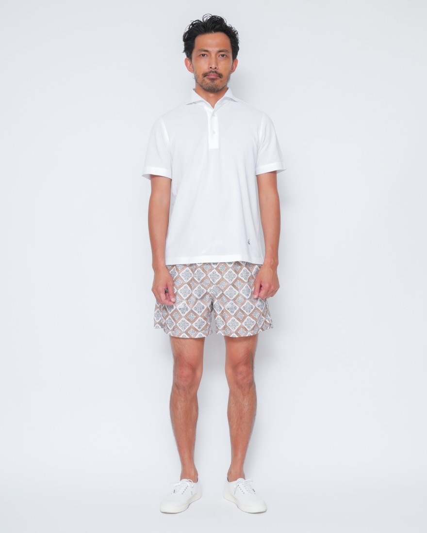 GUY ROVER鹿の子 カッタウェイカラー ポロシャツ18l