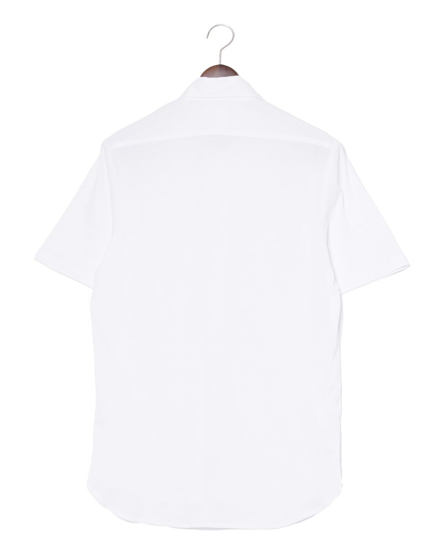 GUY ROVER鹿の子 カッタウェイカラー 前開きポロシャツ01l