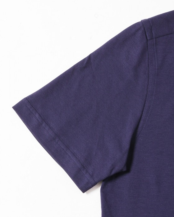 GUY ROVER鹿の子 カッタウェイカラー 前開きポロシャツ12l
