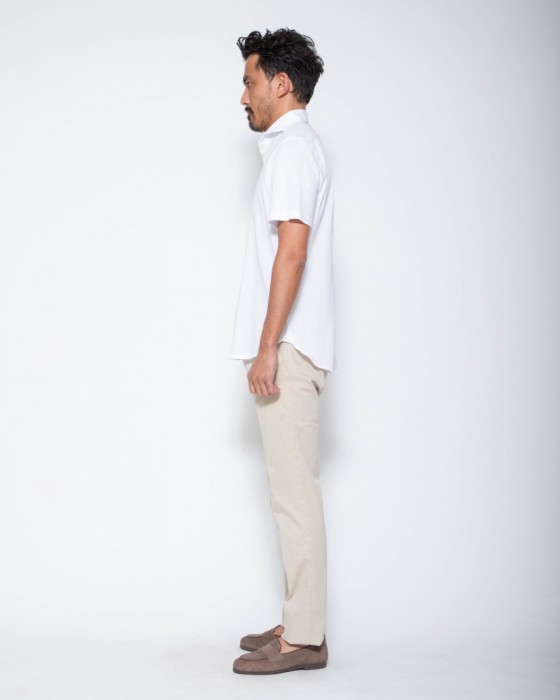 GUY ROVER鹿の子 カッタウェイカラー 前開きポロシャツ17l