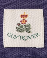 GUY ROVER鹿の子 カッタウェイカラー 前開きポロシャツmb_10l