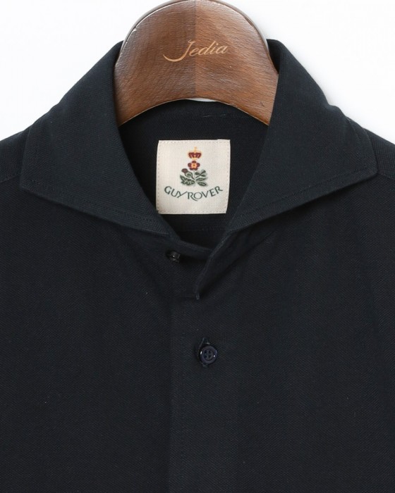 GUY ROVER鹿の子 カッタウェイカラー 前開きポロ06l