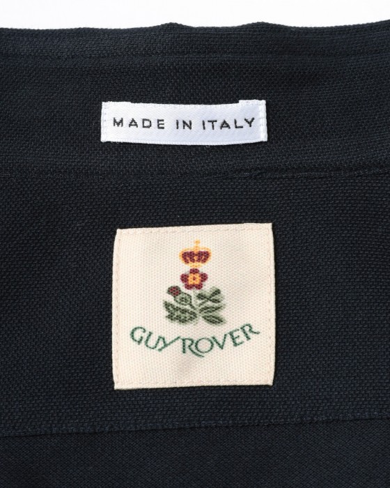 GUY ROVER鹿の子 カッタウェイカラー 前開きポロ12l