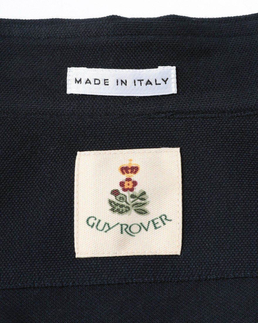 GUY ROVER鹿の子 カッタウェイカラー 前開きポロ12l