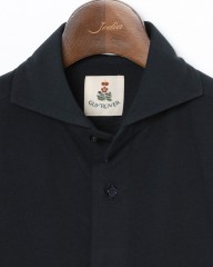 GUY ROVER鹿の子 カッタウェイカラー 前開きポロmb_06l