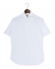 GUY ROVER鹿の子 カッタウェイカラー 前開きポロmb_c1