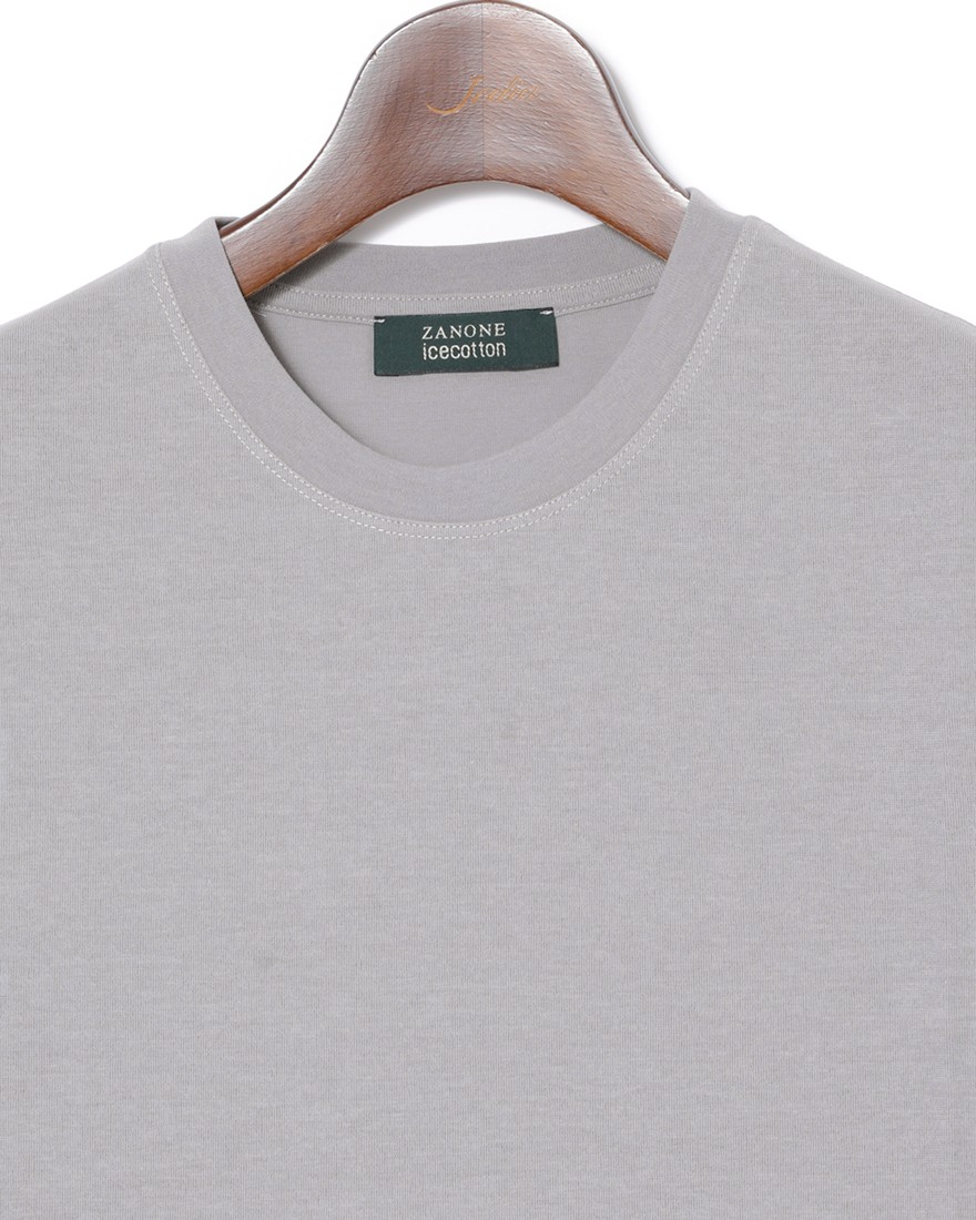 ZANONEアイスコットン クルーネックTシャツ【icecotton】04l