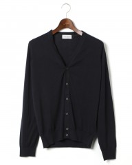 JOHN SMEDLEY(ジョンスメドレー)30G シーアイランドコットン Vネックカーディガン