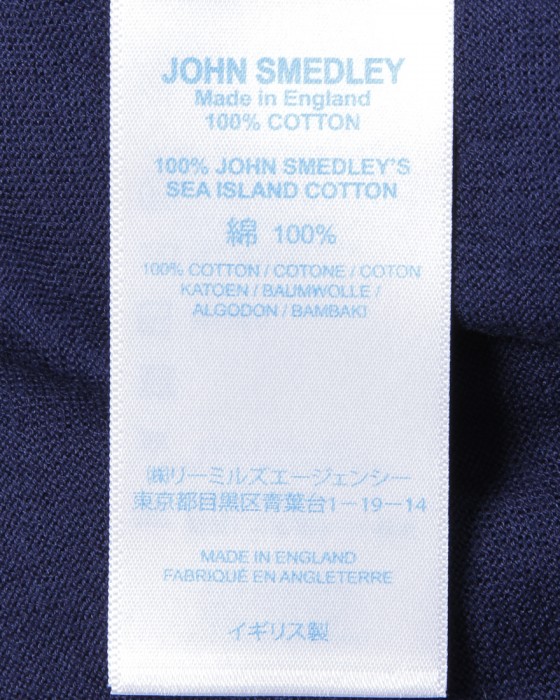 JOHN SMEDLEY30G シーアイランドコットン 長袖クルーネックニット【ROWLAND/EASY FIT】12l