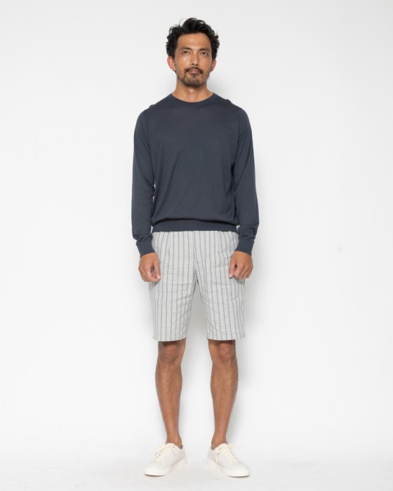 JOHN SMEDLEY30G シーアイランドコットン 長袖クルーネックニット【ROWLAND/EASY FIT】16l