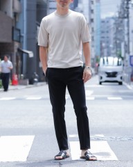 JOHN SMEDLEY30G シーアイランドコットン半袖クルーネックニット【S4633（日本別注）】mb_ma