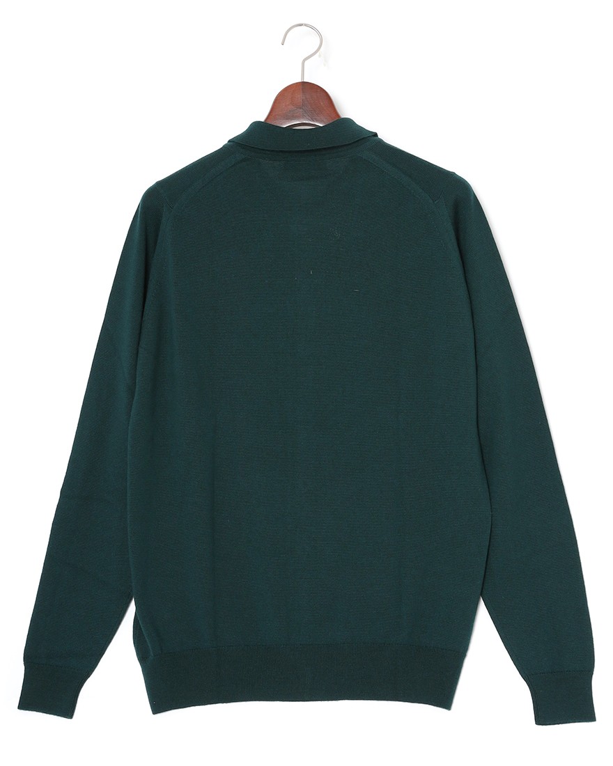 JOHN SMEDLEY24G ロングスリーブ ニットシャツ【TIBOR/EASY FIT】05l