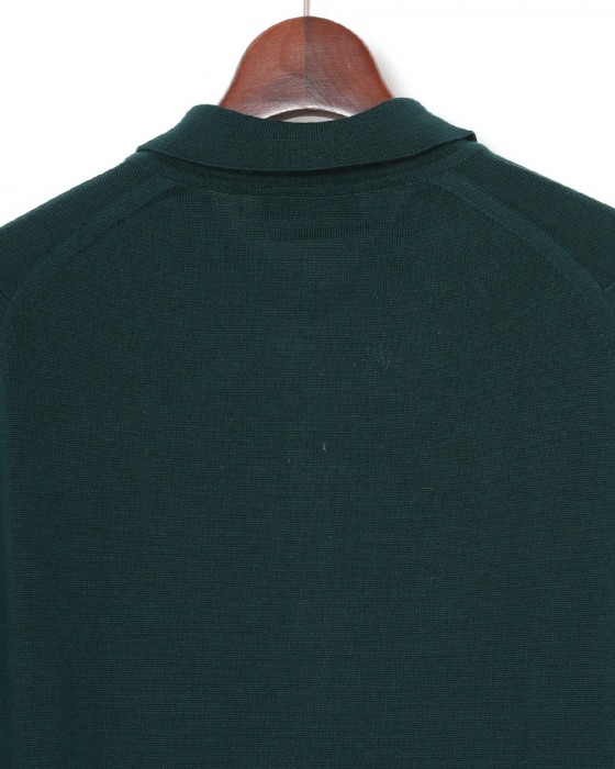 JOHN SMEDLEY24G ロングスリーブ ニットシャツ【TIBOR/EASY FIT】09l