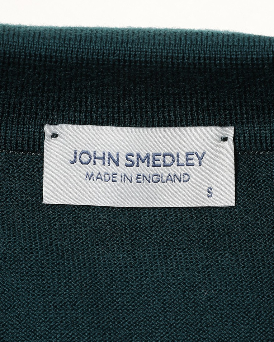 JOHN SMEDLEY24G ロングスリーブ ニットシャツ【TIBOR/EASY FIT】12l