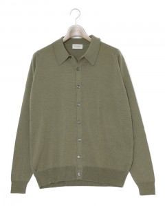 24G ロングスリーブ ニットシャツ【TIBOR/EASY FIT】