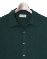 JOHN SMEDLEY24G ロングスリーブ ニットシャツ【TIBOR/EASY FIT】mb_06l
