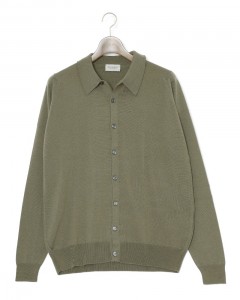 24G ロングスリーブ ニットシャツ【TIBOR/EASY FIT】