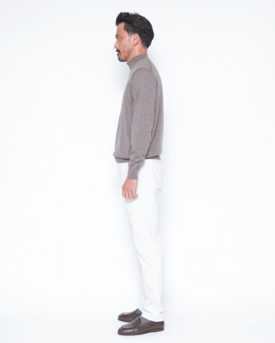 JOHN SMEDLEY30G ロングスリーブモックネックニット【KILDAY/MODERN FIT】02l