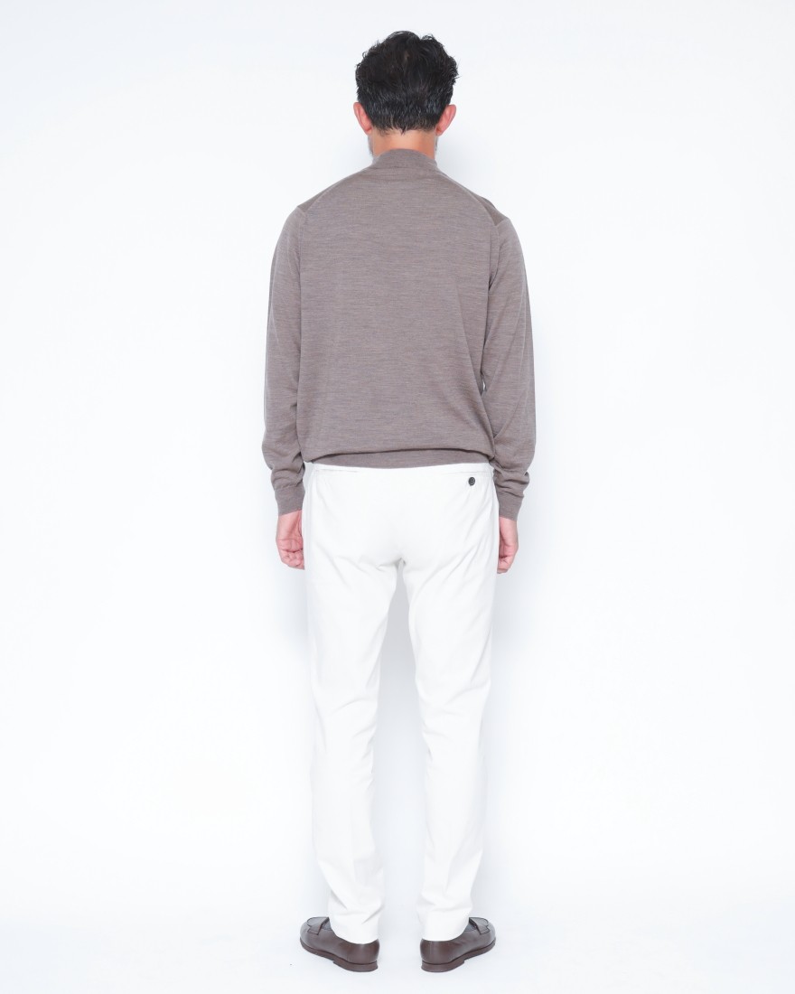 JOHN SMEDLEY30G ロングスリーブモックネックニット【KILDAY/MODERN FIT】03l