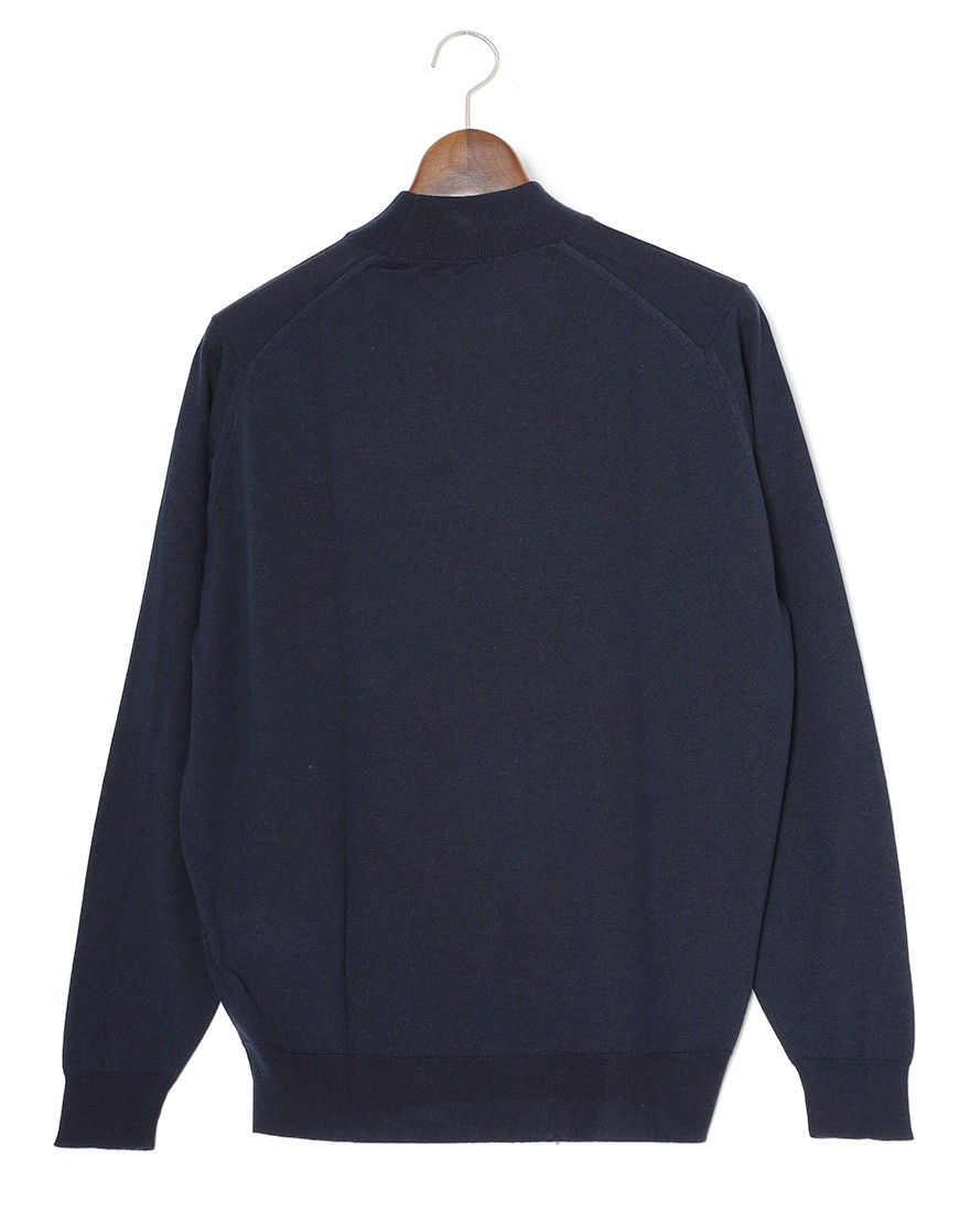 JOHN SMEDLEY30G ロングスリーブモックネックニット【KILDAY/MODERN FIT】07l